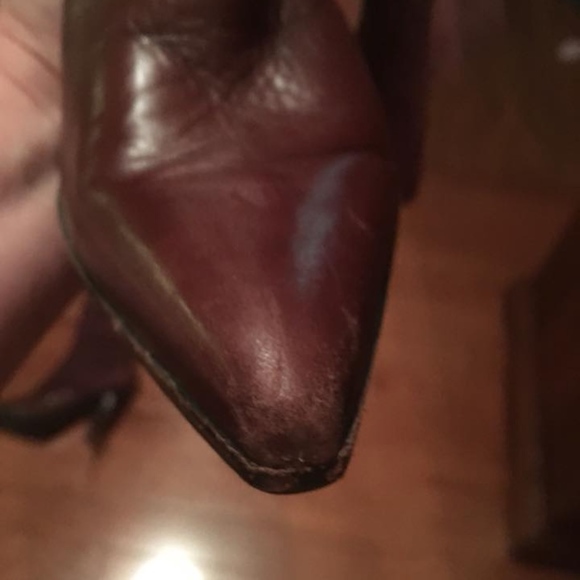 Nine West Brown Leather/Suede Back-Zip Boots - Picture 6 of 6